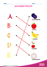 Match Alphabet Fruits